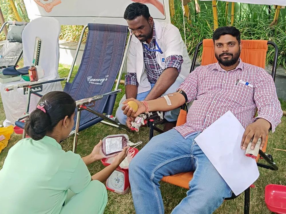 Blood donation camps