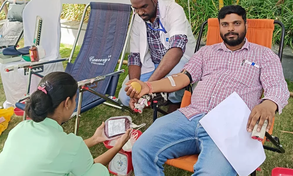 Blood donation camps